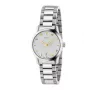 Gucci G-Timeless Damenuhr YA126572A 27mm Edelstahl Silbernes Zifferblatt mit Diamant-Indizes Schweizer Quarz