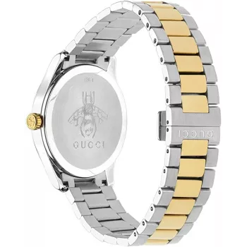 GUCCI G-Timeless Herren-Quarzuhr YA1264075 38mm Edelstahl Schwarzes Zifferblatt