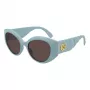 GUCCI GG0809S-004 Damen-Sonnenbrille - Schwarzer Acetatrahmen, graue Gläser, 51 mm