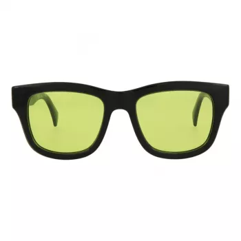 Gucci GG1135S-005 Unisex Sonnenbrille Schwarzer Rahmen Graue Gläser 51mm