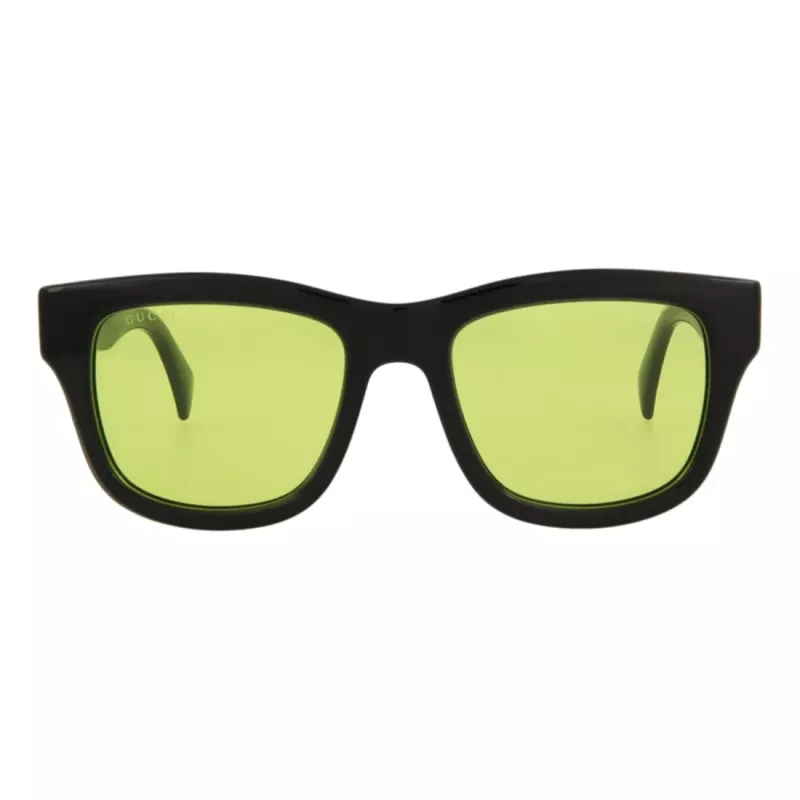 Gucci GG1135S-005 Unisex Sonnenbrille Schwarzer Rahmen Graue Gläser 51mm