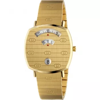GUCCI Grip Watch YA157403 35mm Swiss Quartz Stainless Steel Mesh Damen