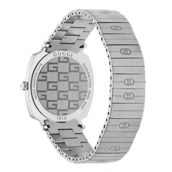 GUCCI Grip Damenuhr YA157401 35mm Gold PVD Edelstahl Quarz