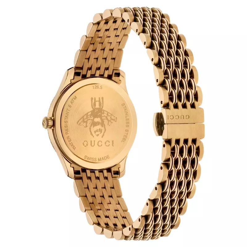 Gucci YA1265021 Damenuhr 29mm Edelstahl Swiss Quartz