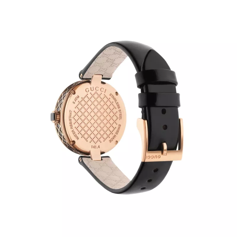 GUCCI YA141401 Damen Schweizer Quarzuhr 32mm Edelstahl-Mesh