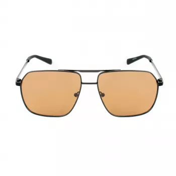 GUESS GF00060-6001E Herren Rechteck-Sonnenbrille Schwarz Smoke Tint 60/13/140 mm