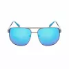 Guess GF00061-6106X Herren-Sonnenbrille, schwarzer Rahmen, graue Gläser, 61 mm