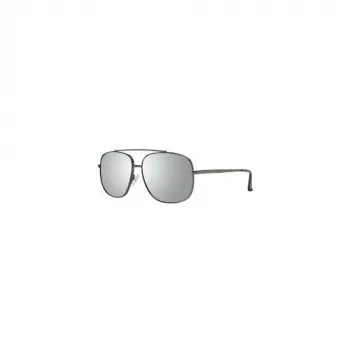 GUESS GF0207-08C Herren-Sonnenbrille - Dunkelgrauer Rahmen, graue Gläser, 60 mm