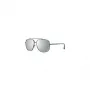 GUESS GF0207-08C Herren-Sonnenbrille - Dunkelgrauer Rahmen, graue Gläser, 60 mm
