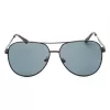 GUESS GF0231-02A Herren Rechteck-Sonnenbrille - Schwarzer Rahmen Graue Gläser 58mm