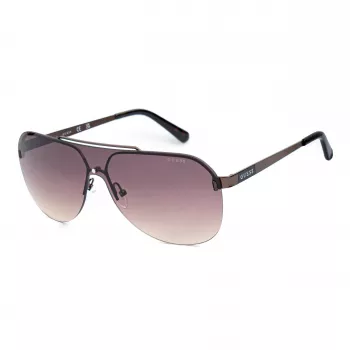 GUESS GF5053-0048F Herren Rechteck-Sonnenbrille Havana Braun Verlauf