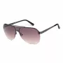 GUESS GF5053-0048F Herren Rechteck-Sonnenbrille Havana Braun Verlauf