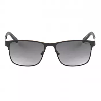 Guess GF5098-5602B Herren eckige Sonnenbrille Schwarz Smoke 56mm