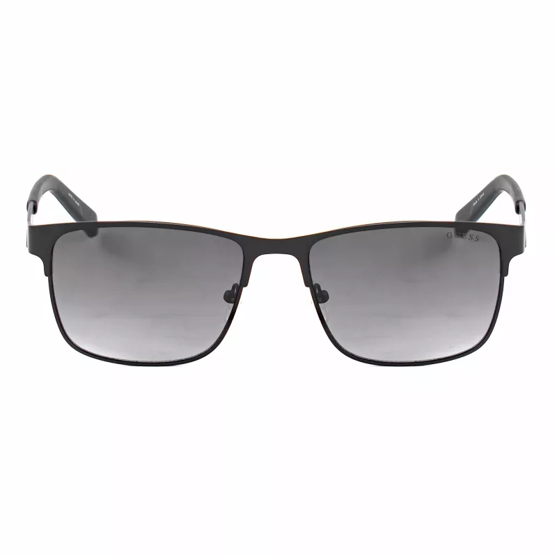 Guess GF5098-5602B Herren eckige Sonnenbrille Schwarz Smoke 56mm