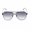 GUESS GF5117-5802B Herren Pilotensonnenbrille - Schwarzer Rahmen, grau verlaufende Gläser 60/17/130 mm