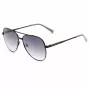 GUESS GF5117-5802B Herren Pilotensonnenbrille - Schwarzer Rahmen, grau verlaufende Gläser 60/17/130 mm