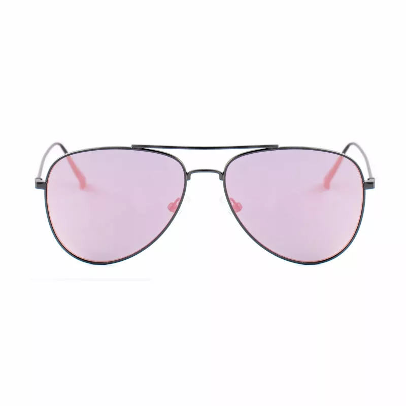 GUESS GG1142SCQZ09Z Unisex Rechteckige Sonnenbrille - Schwarzer Rahmen, Graue Verlaufsgläser, 56 mm