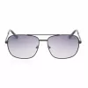 GUESS GG2114S-01B Herren-Sonnenbrille Schwarzer quadratischer Rahmen Grauer Verlaufsglas 60mm