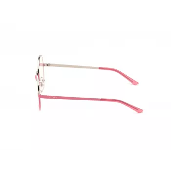 Guess GU3046-72Z Unisex Sonnenbrille - Glänzend schwarzer Rahmen, Smoke-Gradient-Glas, 52 mm