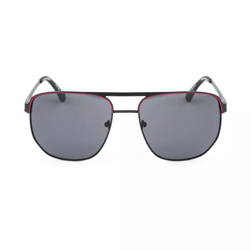 GUESS MAN Sonnenbrille GF00061-6102A Schwarzes Gestell Graue Gläser 61mm