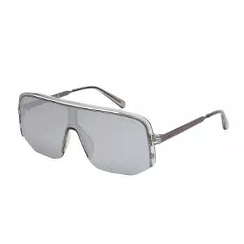 GUESS Herren-Sonnenbrille GO00054-0020C Schwarzer Rahmen Graue Gläser 140mm Bügel