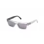 GUESS MAN Sonnenbrille GU00120-5520A Glänzend schwarzer Rahmen, verspiegelte Rauchgläser 55/17/145 mm