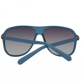 GUESS MAN Sonnenbrille GU6876-5991B Rechteckig Schwarzer Rahmen Graue Gläser 59mm