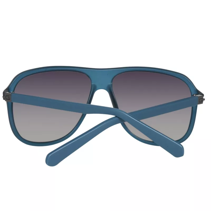 GUESS MAN Sonnenbrille GU6876-5991B Rechteckig Schwarzer Rahmen Graue Gläser 59mm