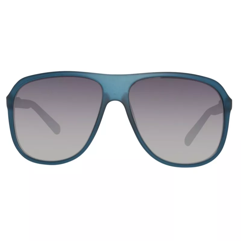 GUESS MAN Sonnenbrille GU6876-5991B Rechteckig Schwarzer Rahmen Graue Gläser 59mm