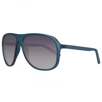 GUESS MAN Sonnenbrille GU6876-5991B Rechteckig Schwarzer Rahmen Graue Gläser 59mm