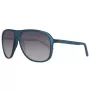 GUESS MAN Sonnenbrille GU6876-5991B Rechteckig Schwarzer Rahmen Graue Gläser 59mm