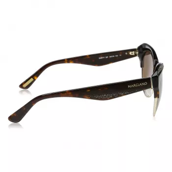 GUESS MARCIANO Damen Cat-Eye-Sonnenbrille GM0777-5552F Havana Brown Gradient 55mm