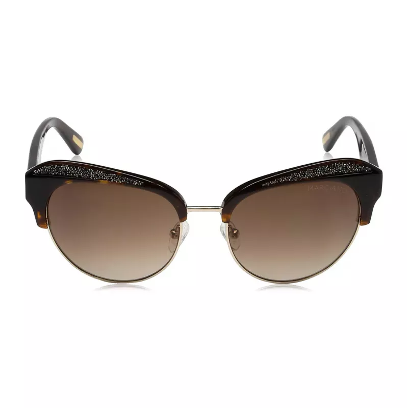 GUESS MARCIANO Damen Cat-Eye-Sonnenbrille GM0777-5552F Havana Brown Gradient 55mm