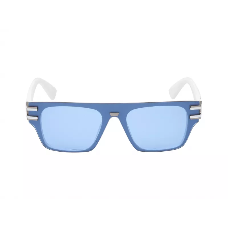 GUESS Herren Pilot-Sonnenbrille GO00061-0021V Shiny Black Smoke Mirror