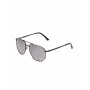 GUESS Herren Rechteck-Sonnenbrille GF5122-6001C - Schwarzer Rahmen, Rauchglas 60mm