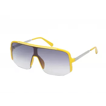 GUESS Herren Rechteck-Sonnenbrille GO00054-0039B Schwarz/Grau 56mm