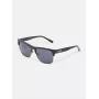 Guess Herren-Sonnenbrille GF00023-5601A Schwarzer eckiger Rahmen graue Gläser 56mm