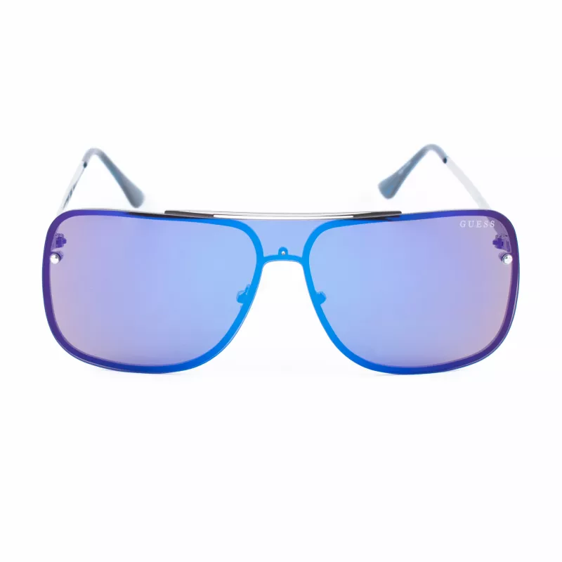 Guess Herren-Sonnenbrille GO00053-0008C Schwarzer Rahmen Graue Gläser 57mm