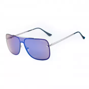 Guess Herren-Sonnenbrille GO00053-0008C Schwarzer Rahmen Graue Gläser 57mm