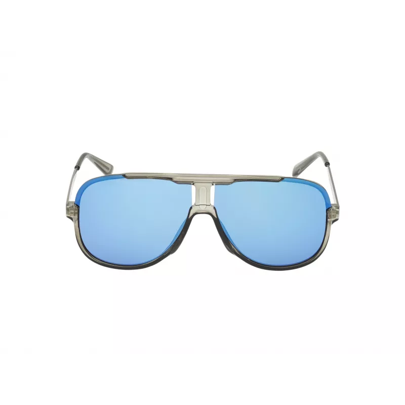 Guess Herren-Sonnenbrille GO00060-6490C Rechteckig Schwarzer Rahmen Graue Gläser 64/12/140 mm