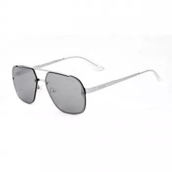 Guess Herren-Sonnenbrille GO00065-6010C Schwarzer Rahmen Graue Gläser 60mm