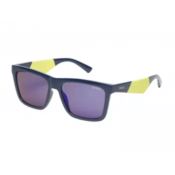 GUESS Herren-Sonnenbrille GO00067-5690C Havana Braun Rechteckiger Acetatrahmen UV400