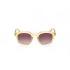 GUESS Herren-Sonnenbrille GU00063-5039F Havanna Acetat eckiger Rahmen braune Gläser 50mm