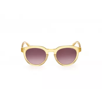 GUESS Herren-Sonnenbrille GU00063-5039F Havanna Acetat eckiger Rahmen braune Gläser 50mm
