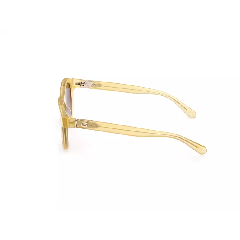 GUESS Herren-Sonnenbrille GU00063-5039F Havanna Acetat eckiger Rahmen braune Gläser 50mm