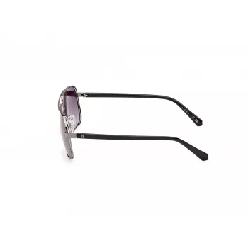 GUESS Herren-Sonnenbrille GU00119-5808B - Havanna-Rahmen, graue Gläser, 58/14/140 mm