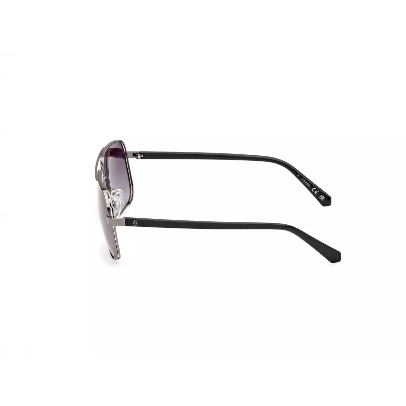 GUESS Herren-Sonnenbrille GU00119-5808B - Havanna-Rahmen, graue Gläser, 58/14/140 mm