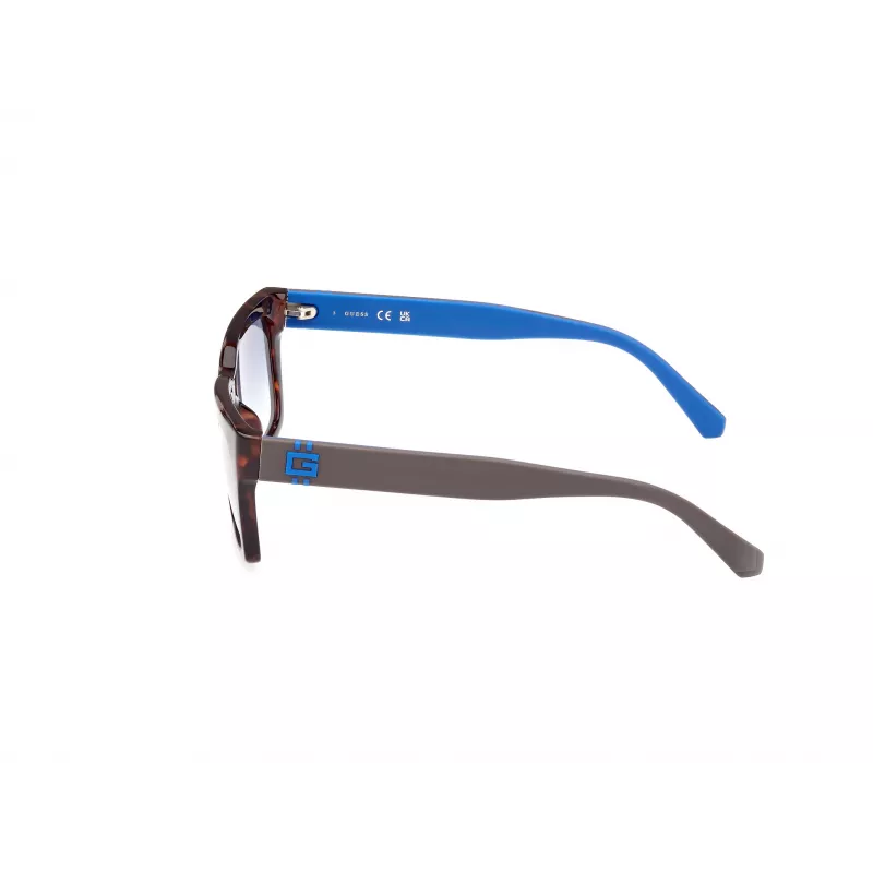 GUESS Herren-Sonnenbrille GU00121-5652W Havana Braun Square Frame 56mm
