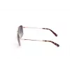 GUESS Herren-Sonnenbrille GU00167-6032W Schwarzer Rahmen Graue Gläser 60/14/140 mm