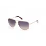 GUESS Herren-Sonnenbrille GU00167-6032W Schwarzer Rahmen Graue Gläser 60/14/140 mm